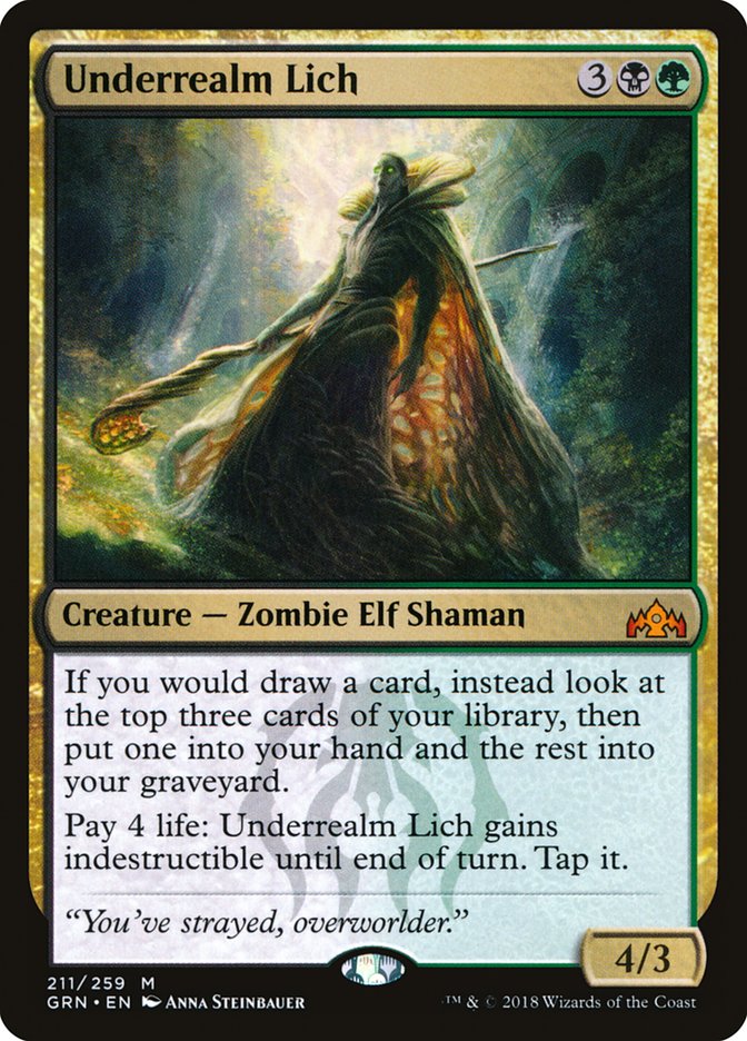 Underrealm Lich [Guilds of Ravnica] - Magic: The Gathering - Card Brawlers | Quebec | Canada |