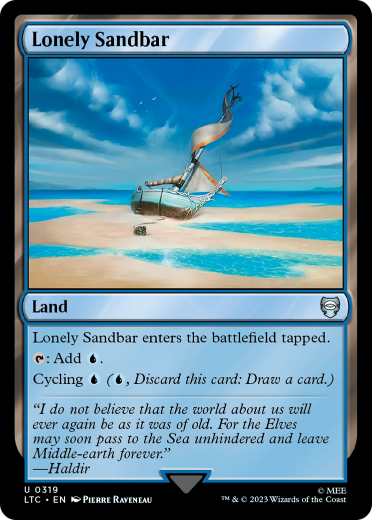 Lonely Sandbar [The Lord of the Rings: Tales of Middle-Earth Commander] - Magic: The Gathering - Card Brawlers | Quebec | Canada |