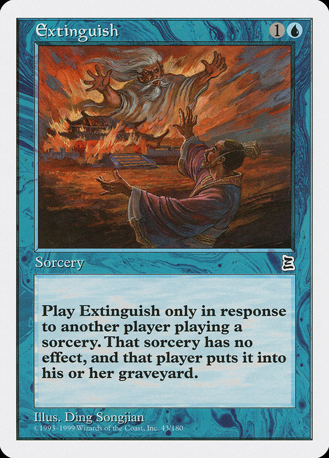 Extinguish [Portal Three Kingdoms] - Magic: The Gathering - Card Brawlers | Quebec | Canada |