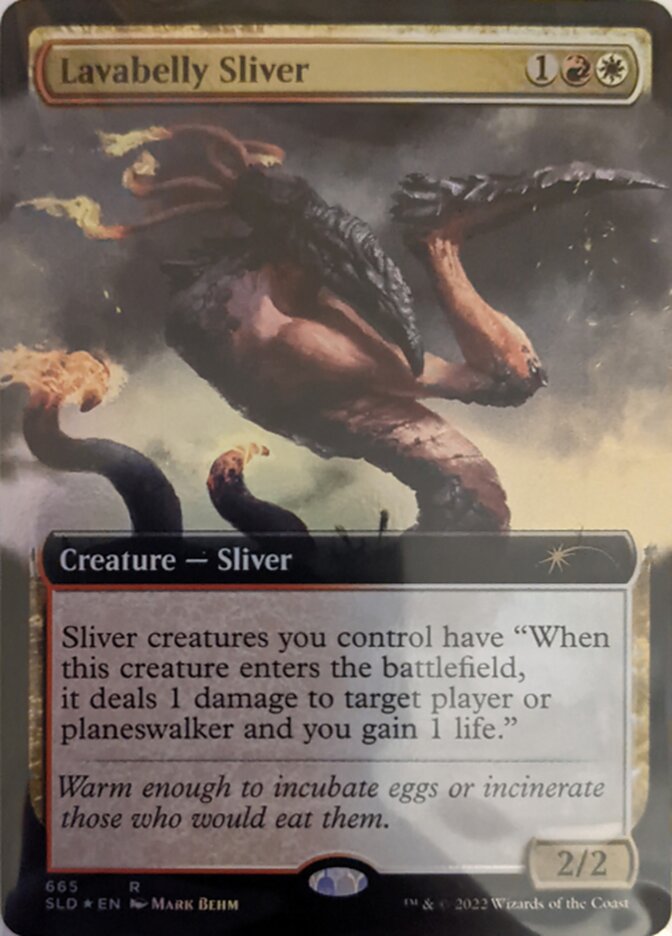 Lavabelly Sliver (Extended Art) [Secret Lair Drop Promos] - Magic: The Gathering - Card Brawlers | Quebec | Canada |