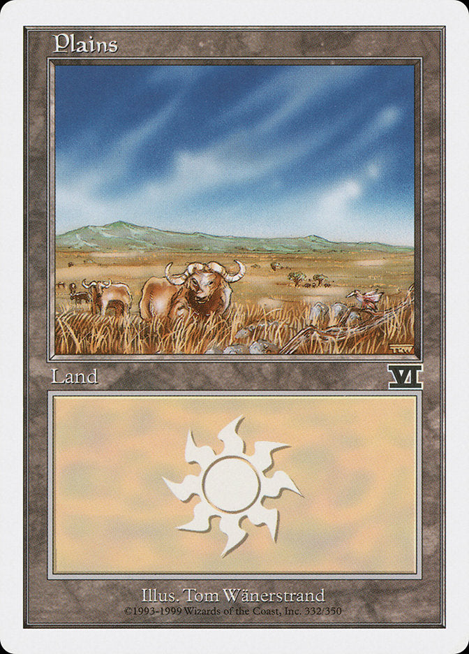 Plains (332) [Classic Sixth Edition] - Magic: The Gathering - Card Brawlers | Quebec | Canada |