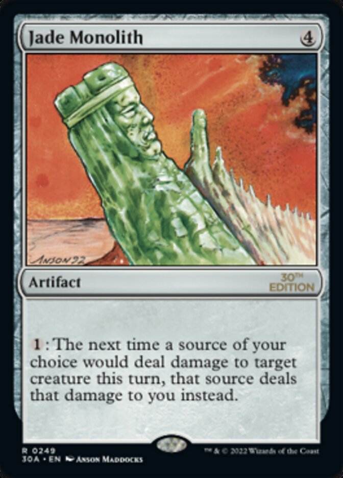 Jade Monolith [30th Anniversary Edition] - Magic: The Gathering - Card Brawlers | Quebec | Canada |
