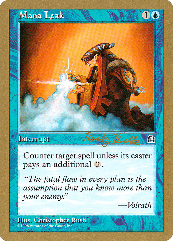 Mana Leak (Randy Buehler) [World Championship Decks 1998] - Magic: The Gathering - Card Brawlers | Quebec | Canada |