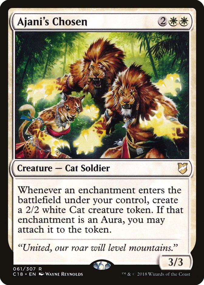 Ajani's Chosen [Commander 2018] - Magic: The Gathering - Card Brawlers | Quebec | Canada |