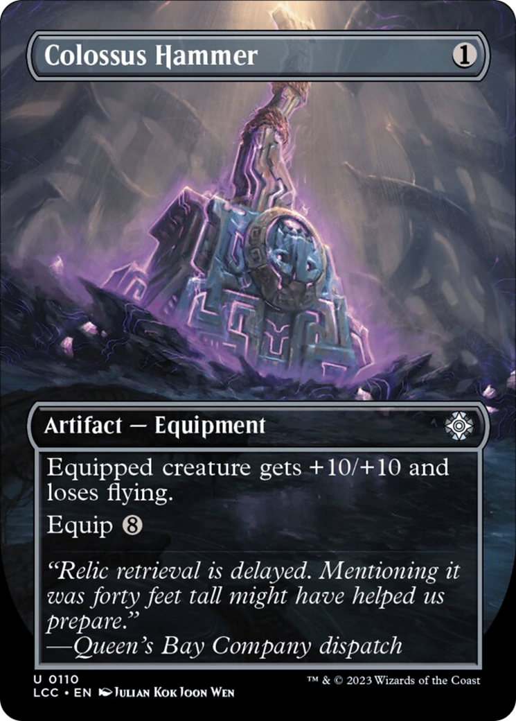 Colossus Hammer (Borderless) [The Lost Caverns of Ixalan Commander] - Magic: The Gathering - Card Brawlers | Quebec | Canada |