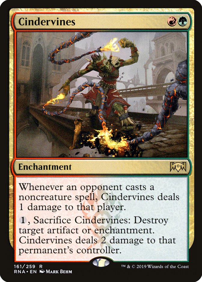 Cindervines [Ravnica Allegiance] - Magic: The Gathering - Card Brawlers | Quebec | Canada |