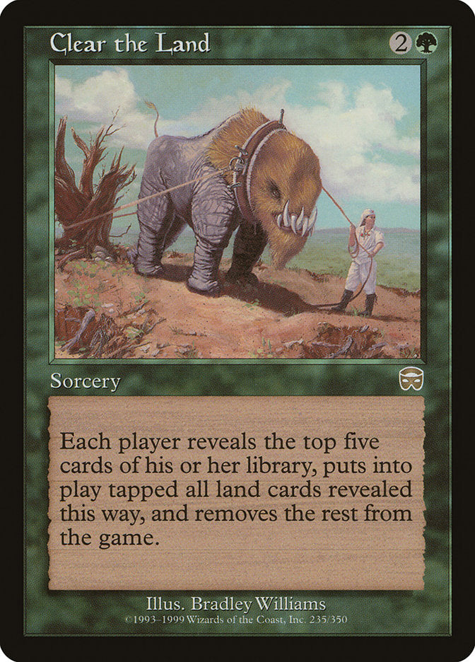 Clear the Land [Mercadian Masques] - Magic: The Gathering - Card Brawlers | Quebec | Canada |
