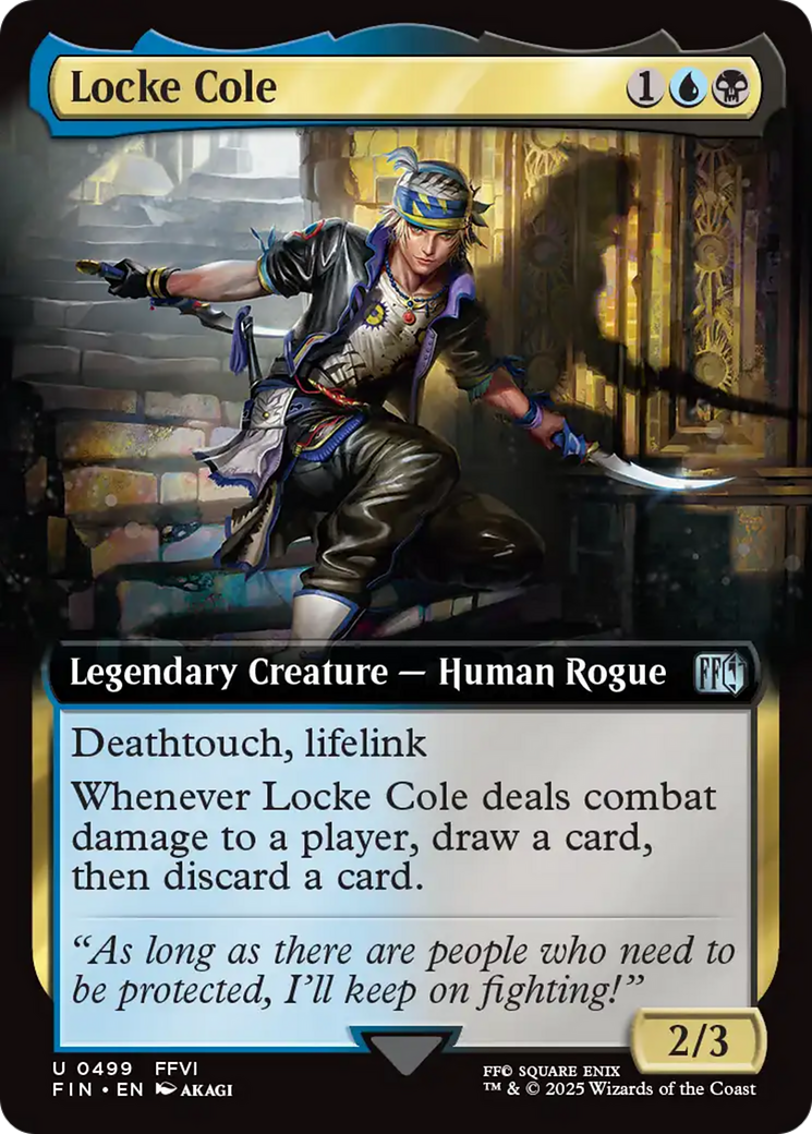 Locke Cole (Extended Art) [FINAL FANTASY] - Magic: The Gathering - Card Brawlers | Quebec | Canada |