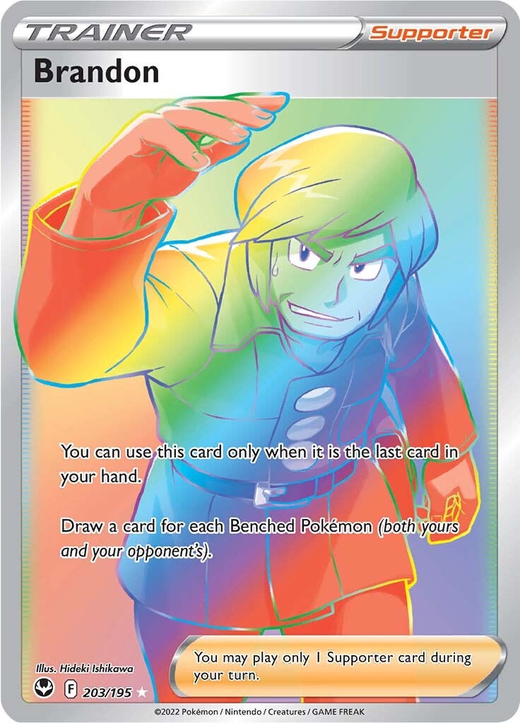 Brandon (203/195) [Sword & Shield: Silver Tempest] - Pokémon - Card Brawlers | Quebec | Canada |