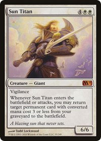 Sun Titan (M11) [Oversize Cards] - Magic: The Gathering - Card Brawlers | Quebec | Canada |