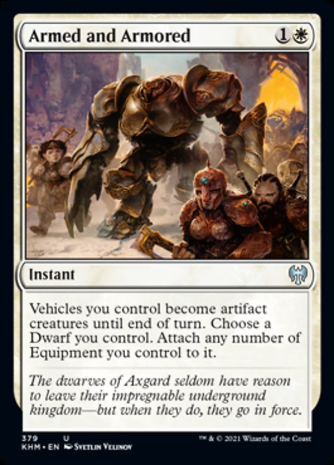 Armed and Armored [Kaldheim] - Magic: The Gathering - Card Brawlers | Quebec | Canada |