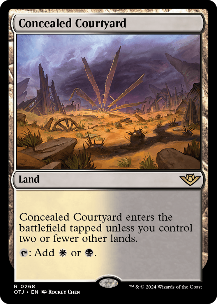 Concealed Courtyard [Outlaws of Thunder Junction] - Magic: The Gathering - Card Brawlers | Quebec | Canada |