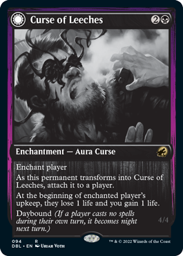 Curse of Leeches // Leeching Lurker [Innistrad: Double Feature] - Magic: The Gathering - Card Brawlers | Quebec | Canada |