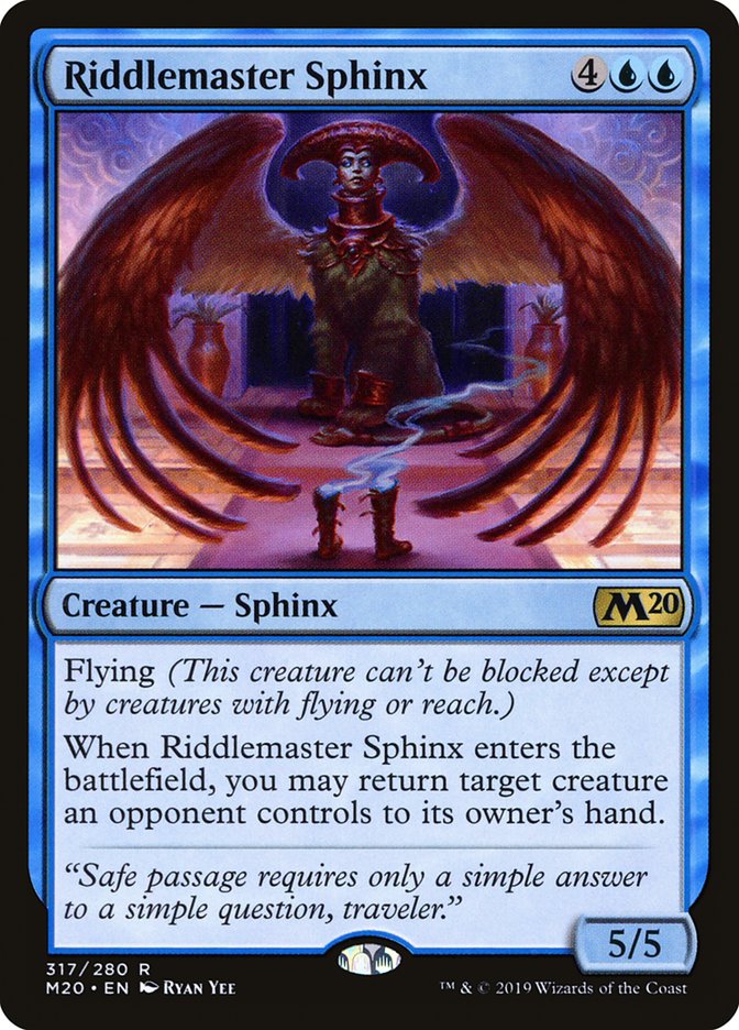 Riddlemaster Sphinx [Core Set 2020] - Magic: The Gathering - Card Brawlers | Quebec | Canada |