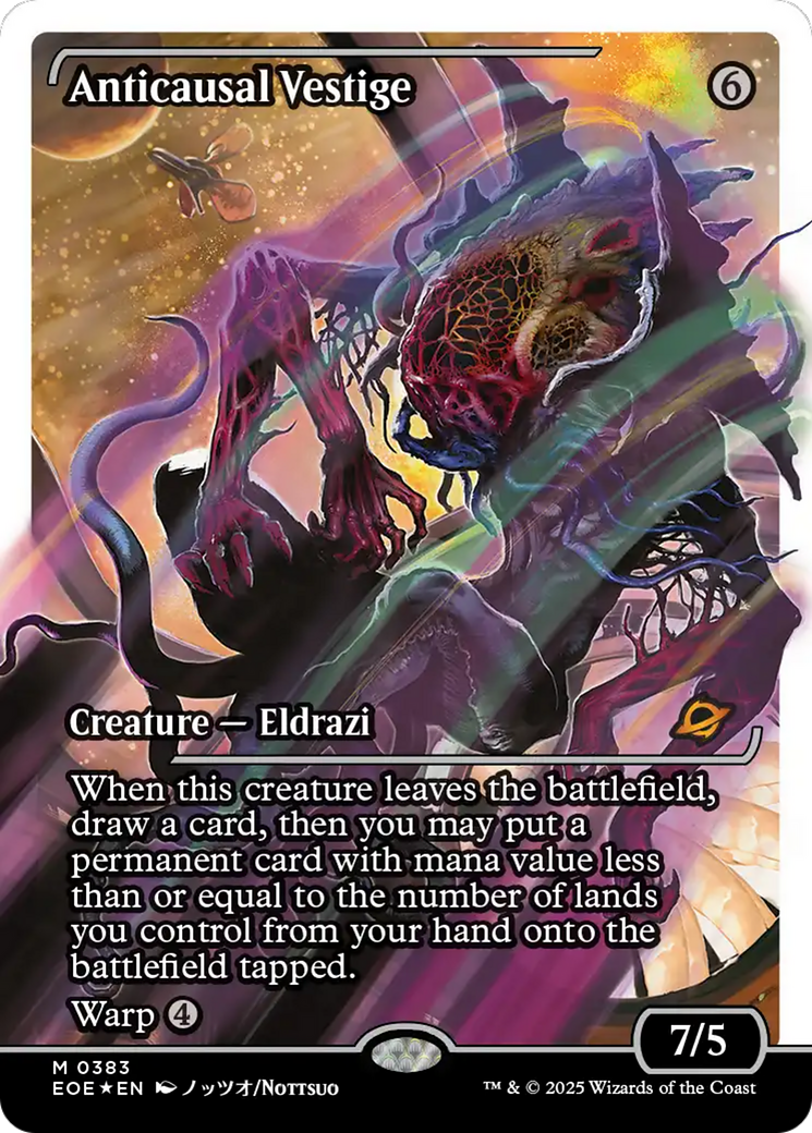 Anticausal Vestige (Showcase) (Fracture Foil) [Edge of Eternities] - Magic: The Gathering - Card Brawlers | Quebec | Canada |