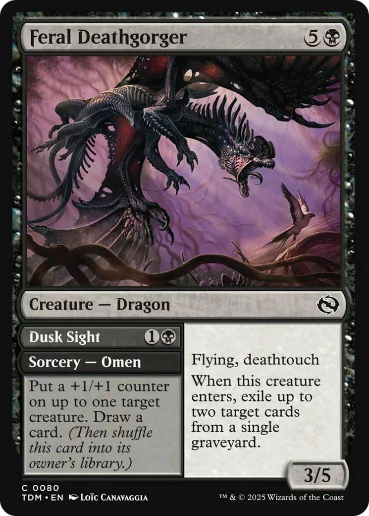 Feral Deathgorger [Tarkir: Dragonstorm] - Magic: The Gathering - Card Brawlers | Quebec | Canada |