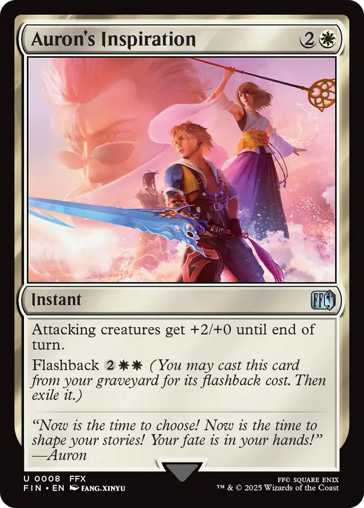 Auron's Inspiration [FINAL FANTASY] - Magic: The Gathering - Card Brawlers | Quebec | Canada |