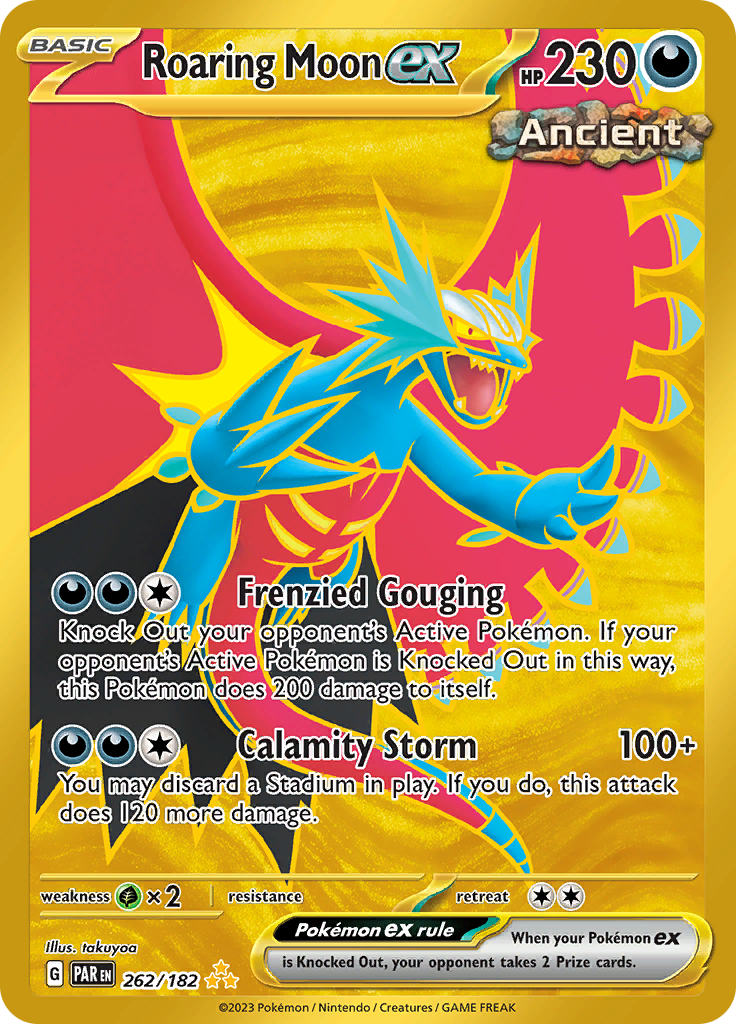 Roaring Moon ex (262/182) [Scarlet & Violet: Paradox Rift] - Pokémon - Card Brawlers | Quebec | Canada |