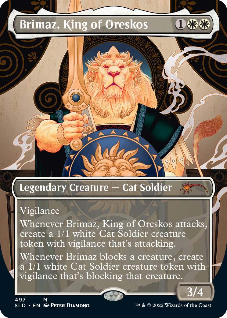 Brimaz, King of Oreskos (Borderless) [Secret Lair Drop Series] - Magic: The Gathering - Card Brawlers | Quebec | Canada |