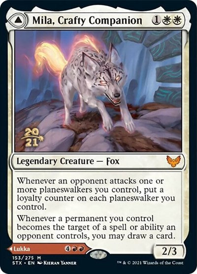 Mila, Crafty Companion // Lukka, Wayward Bonder [Strixhaven: School of Mages Prerelease Promos] - Magic: The Gathering - Card Brawlers | Quebec | Canada |