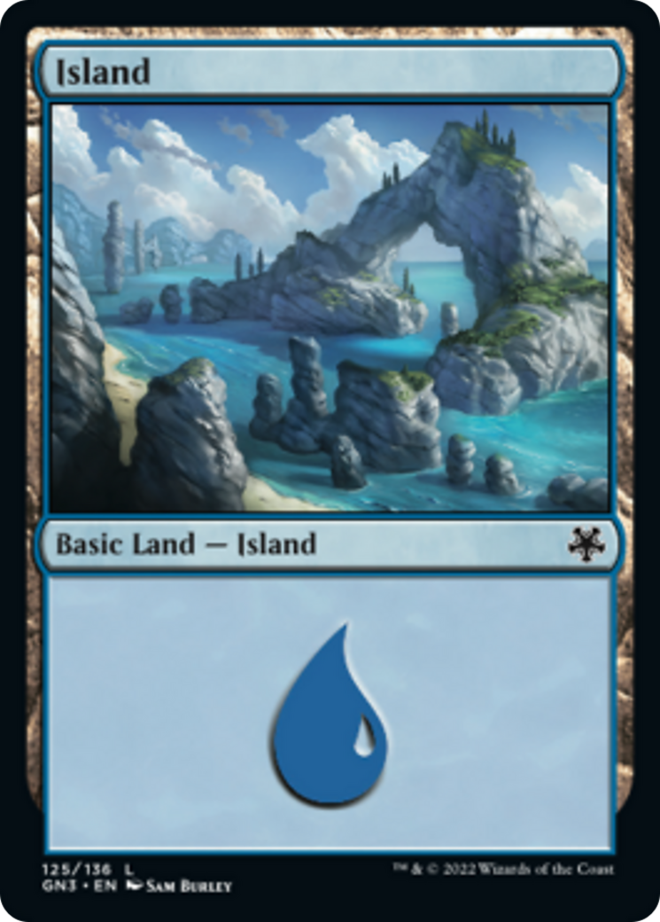Island (125) [Game Night: Free-for-All] - Magic: The Gathering - Card Brawlers | Quebec | Canada |