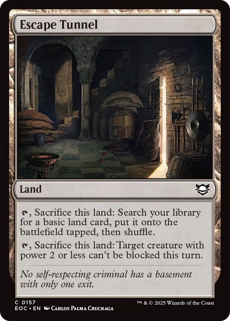 Escape Tunnel [Edge of Eternities Commander] - Magic: The Gathering - Card Brawlers | Quebec | Canada |