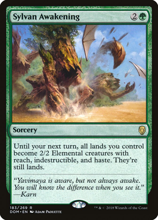 Sylvan Awakening [Dominaria] - Magic: The Gathering - Card Brawlers | Quebec | Canada |