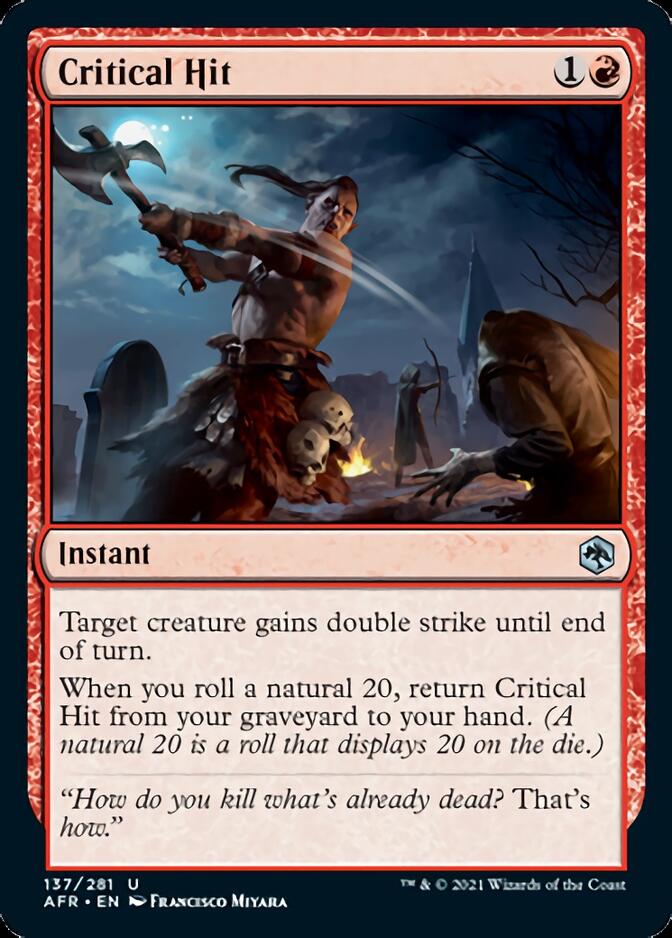 Critical Hit [Dungeons & Dragons: Adventures in the Forgotten Realms] - Magic: The Gathering - Card Brawlers | Quebec | Canada |