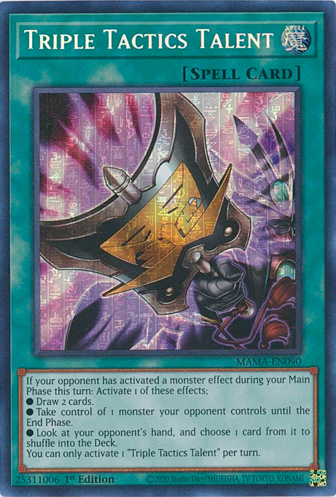 Talent Triple Tactique [MAMA-EN090] Ultra Rare du Pharaon 