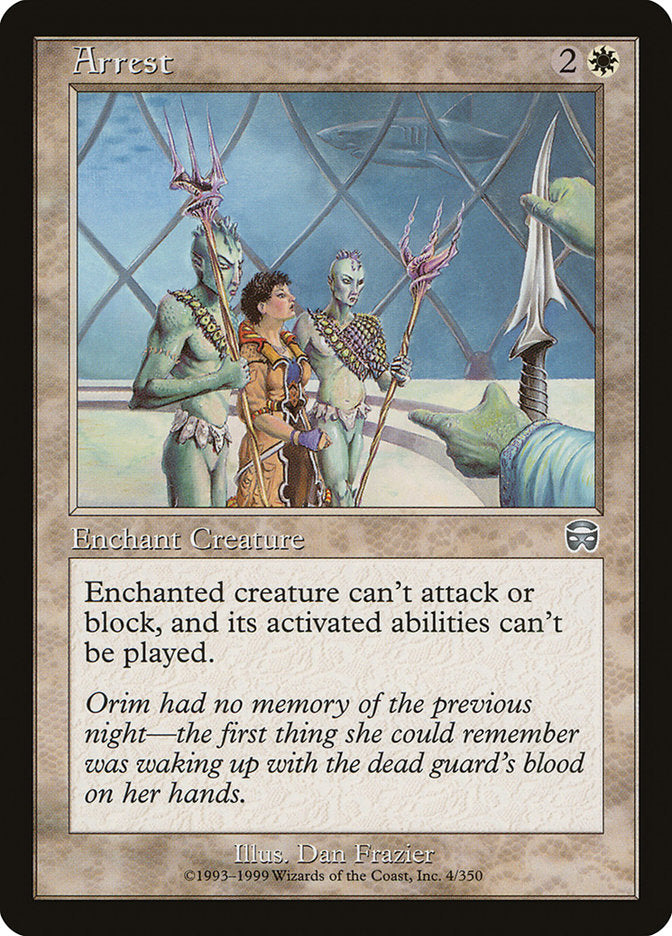 Arrest [Mercadian Masques] - Magic: The Gathering - Card Brawlers | Quebec | Canada |
