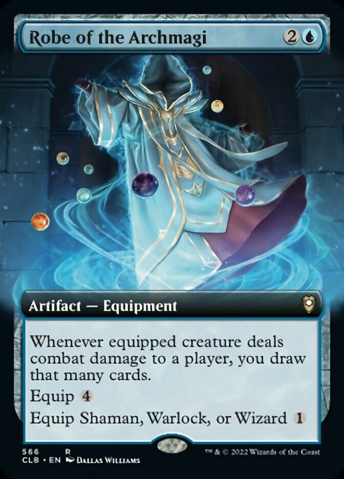 Robe of the Archmagi (Extended Art) [Commander Legends: Battle for Baldur's Gate] - Magic: The Gathering - Card Brawlers | Quebec | Canada |
