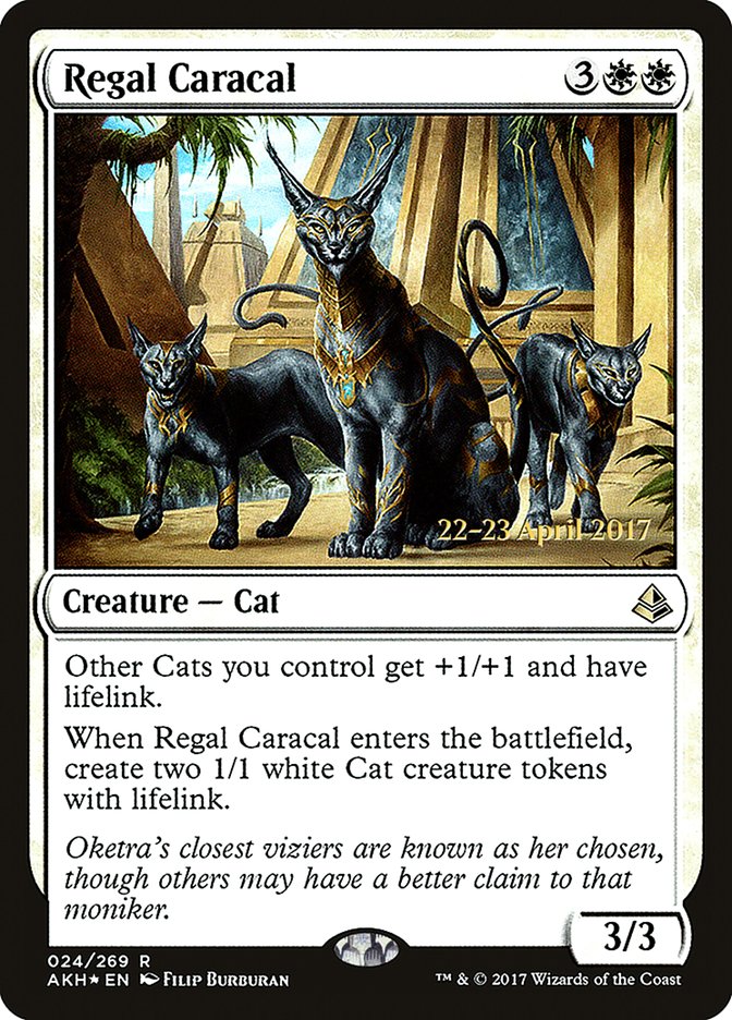 Regal Caracal [Amonkhet Prerelease Promos] - Magic: The Gathering - Card Brawlers | Quebec | Canada |