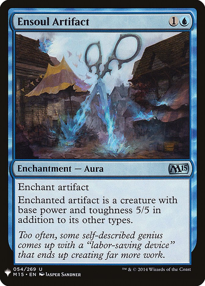 Ensoul Artifact [Mystery Booster] - Magic: The Gathering - Card Brawlers | Quebec | Canada |