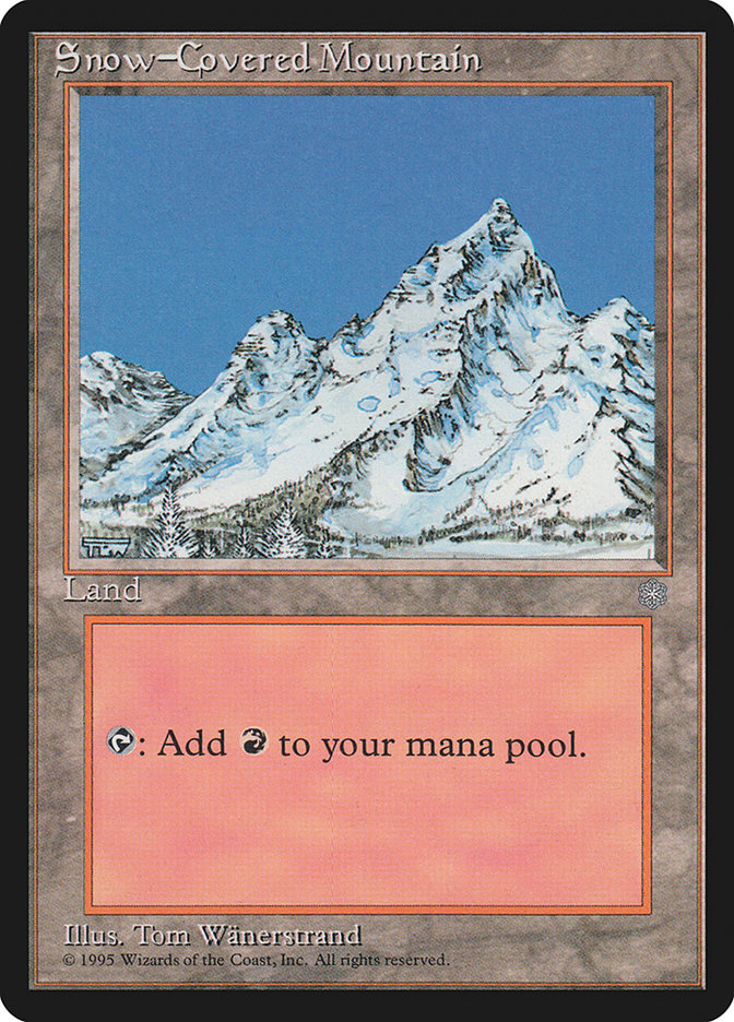 Snow-Covered Mountain [Ice Age] - Magic: The Gathering - Card Brawlers | Quebec | Canada |