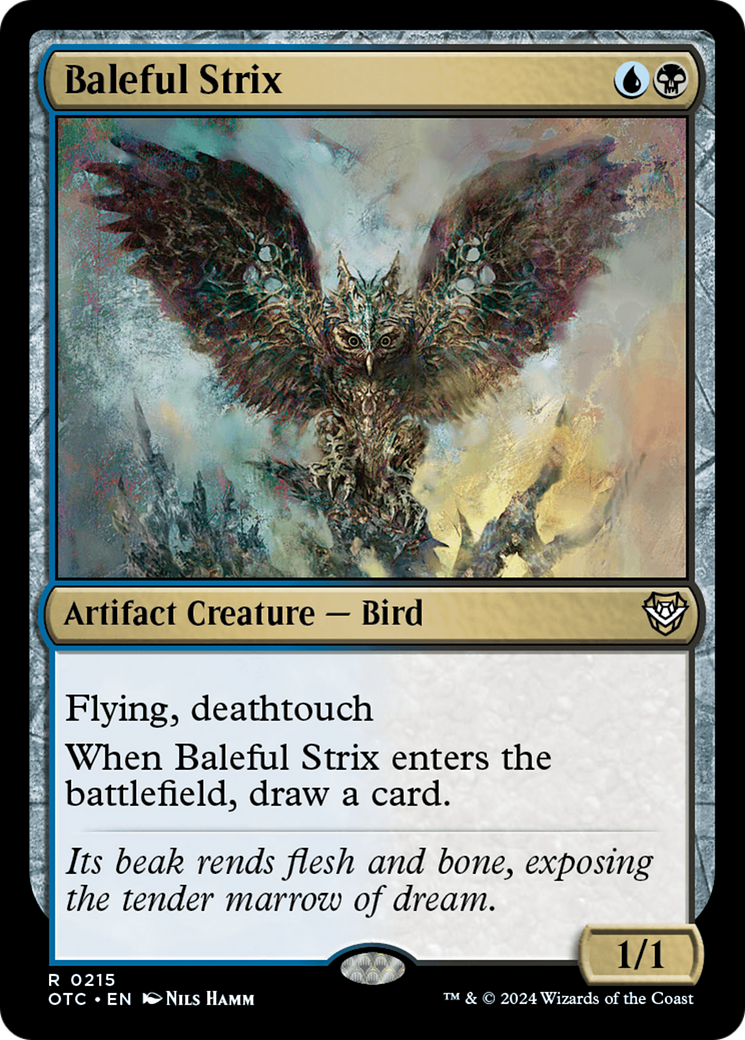 Baleful Strix [Outlaws of Thunder Junction Commander] - Magic: The Gathering - Card Brawlers | Quebec | Canada |