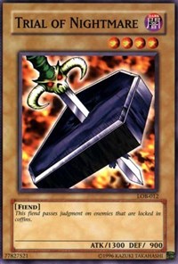 Trial of Nightmare [LOB-012] Common - Yu-Gi-Oh! - Card Brawlers | Quebec | Canada |