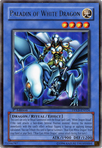 Paladin of White Dragon [DPKB-EN024] Rare - Yu-Gi-Oh! - Card Brawlers | Quebec | Canada |
