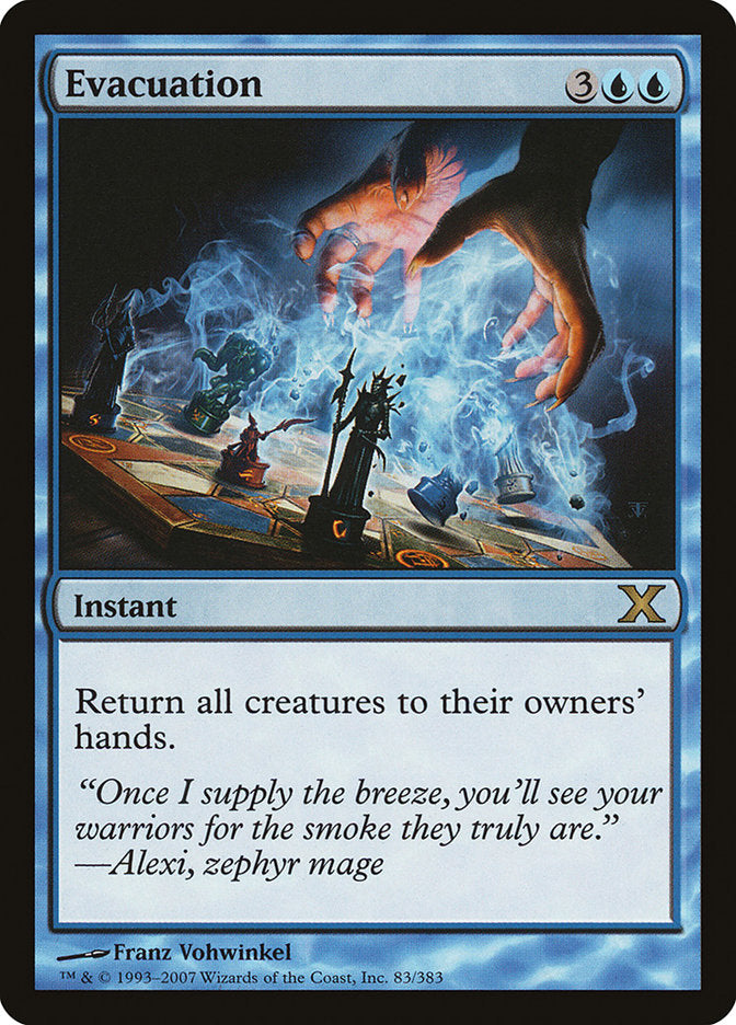 Evacuation [Tenth Edition] - Magic: The Gathering - Card Brawlers | Quebec | Canada |