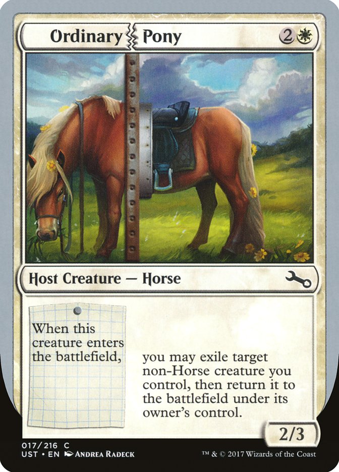 Ordinary Pony [Unstable] - Magic: The Gathering - Card Brawlers | Quebec | Canada |