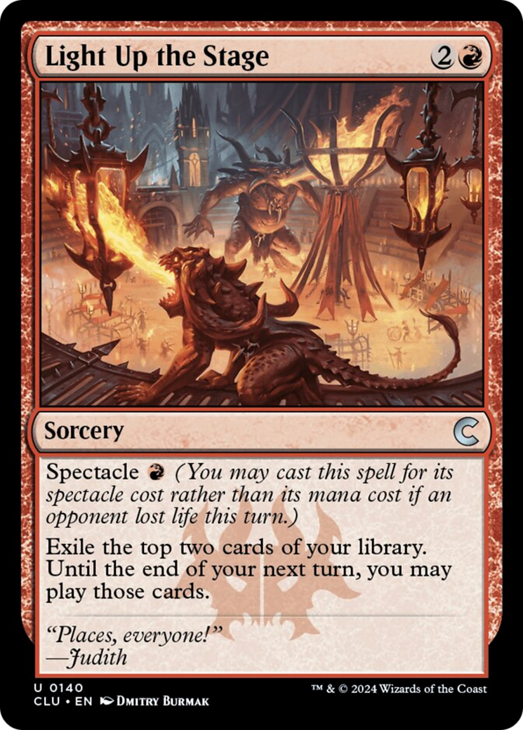 Light Up the Stage [Ravnica: Clue Edition] - Magic: The Gathering - Card Brawlers | Quebec | Canada |