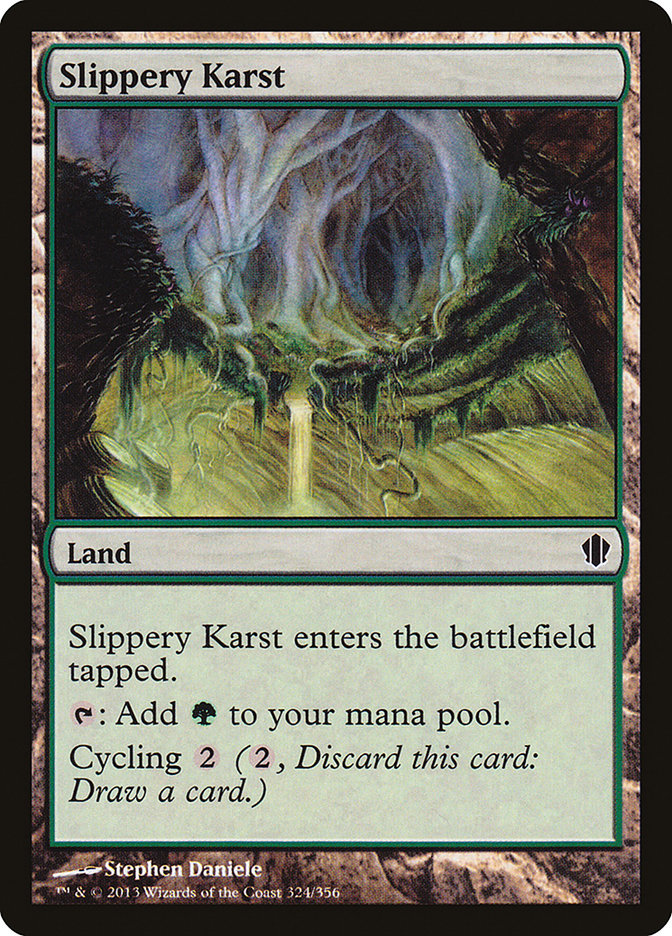 Slippery Karst [Commander 2013] - Magic: The Gathering - Card Brawlers | Quebec | Canada |