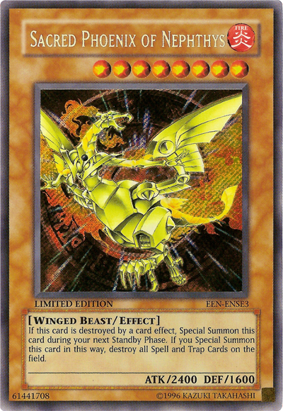 Sacred Phoenix of Nephthys [EEN-ENSE3] Secret Rare - Yu-Gi-Oh! - Card Brawlers | Quebec | Canada |
