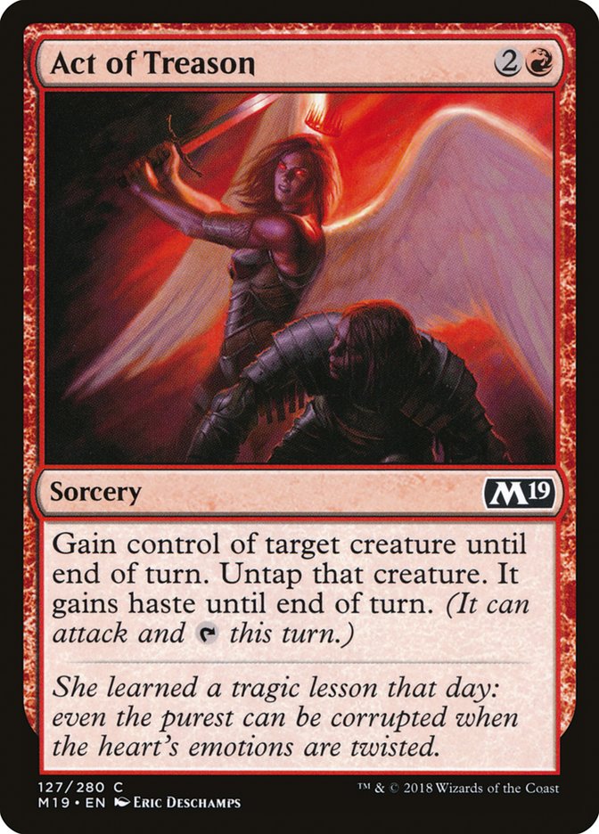 Act of Treason [Core Set 2019] - Magic: The Gathering - Card Brawlers | Quebec | Canada |