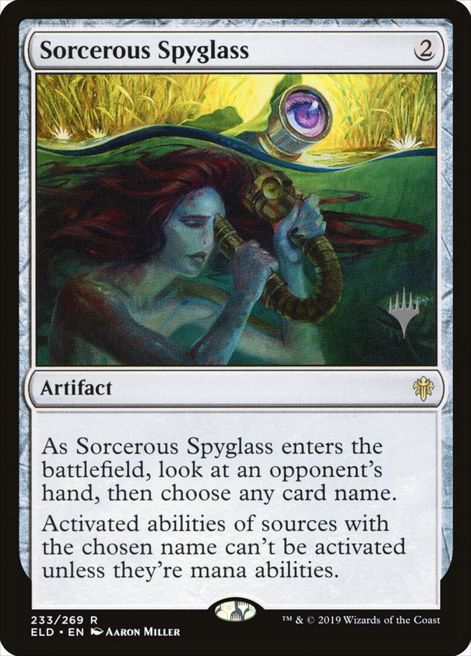 Sorcerous Spyglass (Promo Pack) [Throne of Eldraine Promos] - Magic: The Gathering - Card Brawlers | Quebec | Canada |