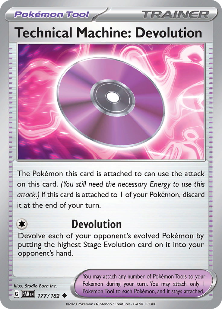Technical Machine: Devolution (177/182) [Scarlet & Violet: Paradox Rift] - Pokémon - Card Brawlers | Quebec | Canada |