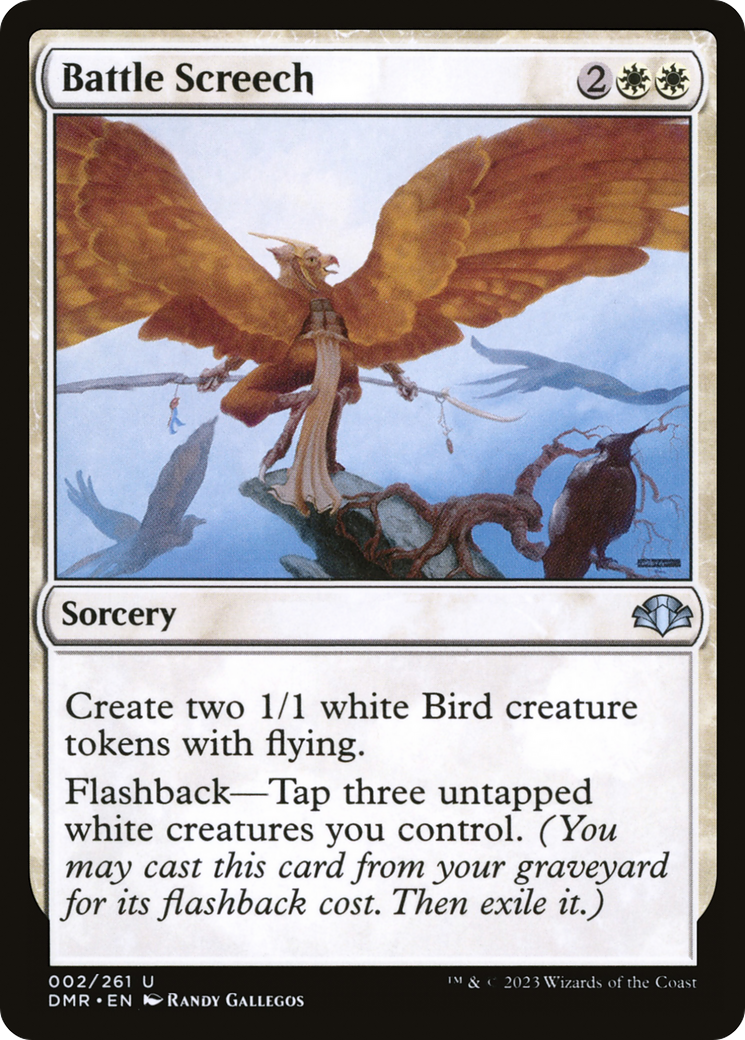 Battle Screech [Dominaria Remastered] - Magic: The Gathering - Card Brawlers | Quebec | Canada |