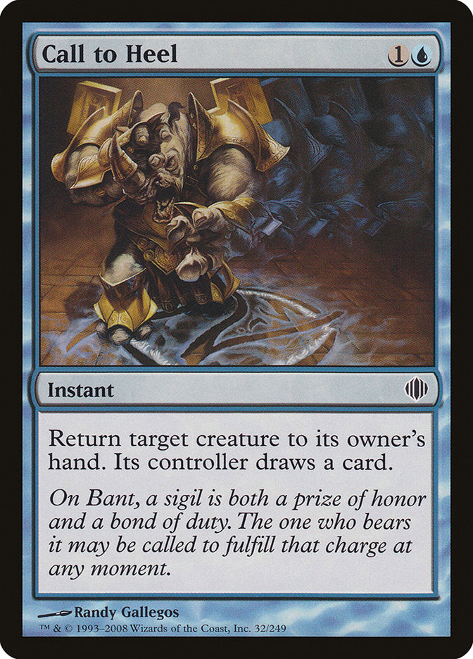 Call to Heel [Shards of Alara] - Magic: The Gathering - Card Brawlers | Quebec | Canada |