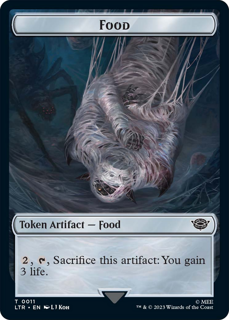 Food (11) // Spirit Double-Sided Token [The Lord of the Rings: Tales of Middle-Earth Tokens] - Magic: The Gathering - Card Brawlers | Quebec | Canada |