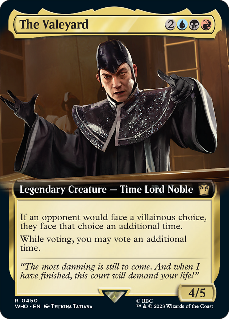 The Valeyard (Extended Art) [Doctor Who] - Magic: The Gathering - Card Brawlers | Quebec | Canada |