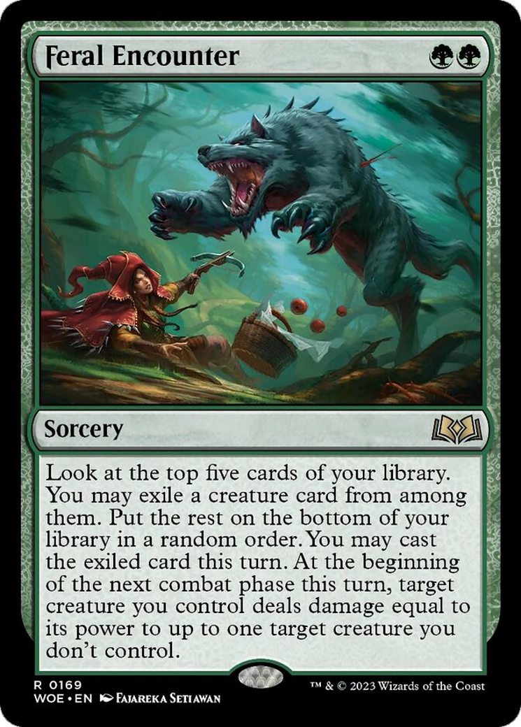 Feral Encounter [Wilds of Eldraine] - Magic: The Gathering - Card Brawlers | Quebec | Canada |